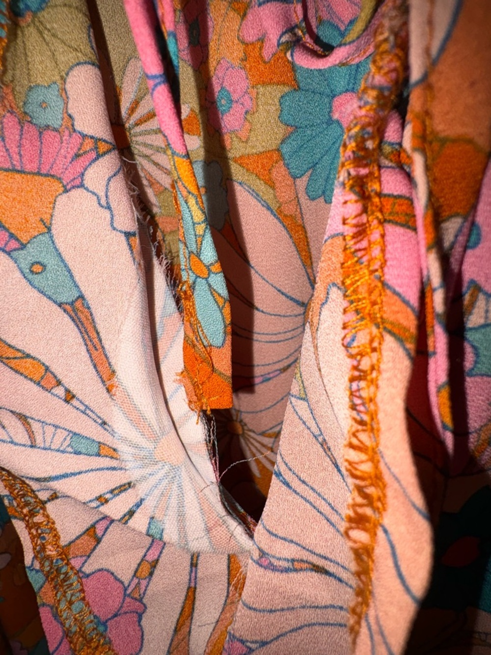 BB Dakota Steve Madden Floral Maxi Dress Boho Sleeveless Small - Picture 4 of 6